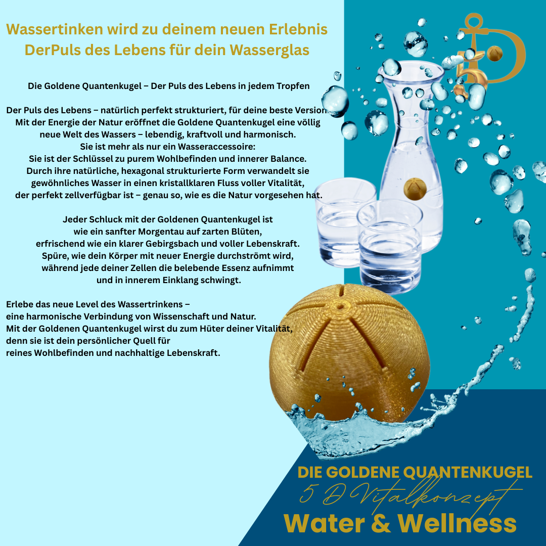 Goldene Quantenkugel
