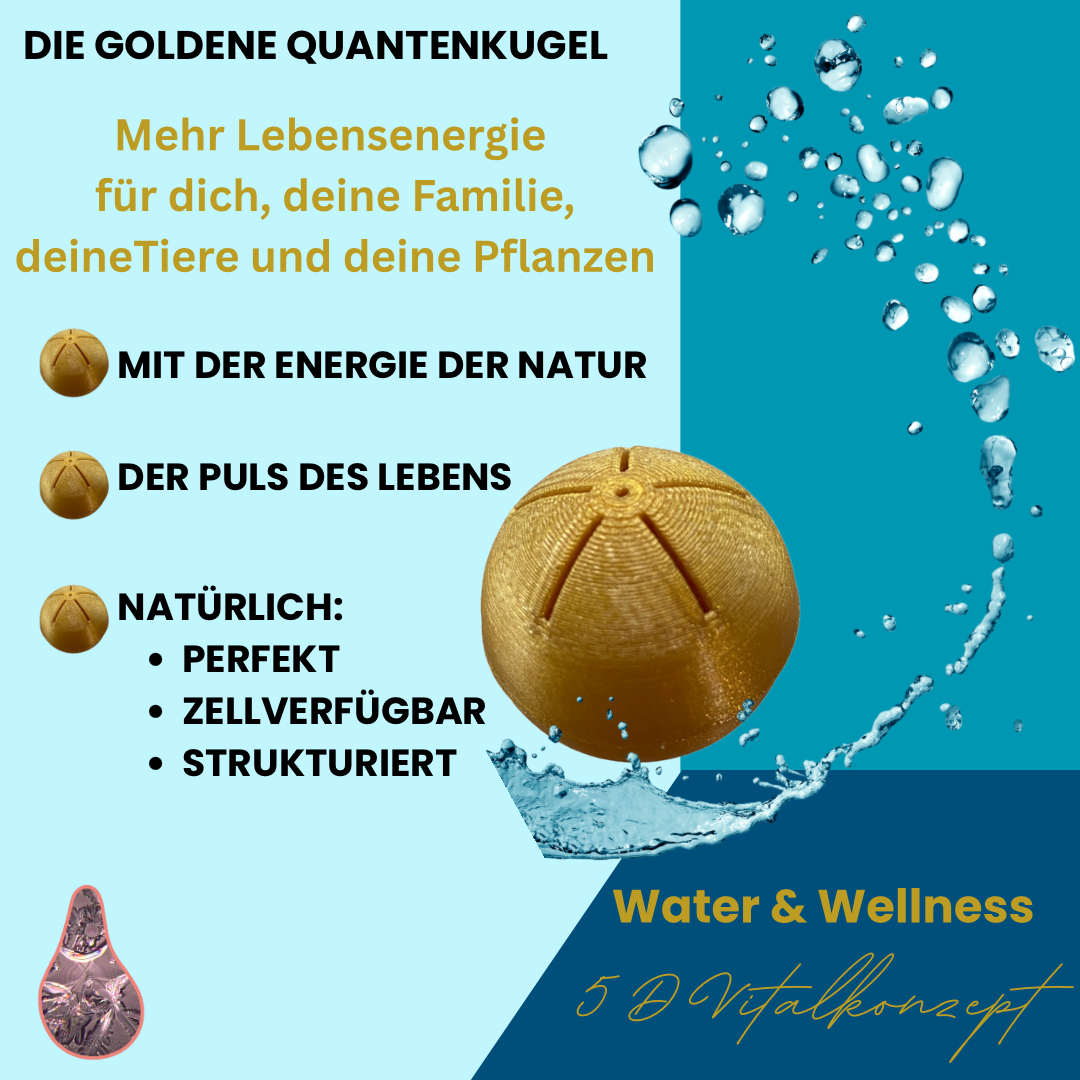 Goldene Quantenkugel